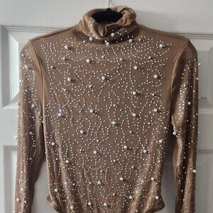 Shein Bedazzled Bodysuit